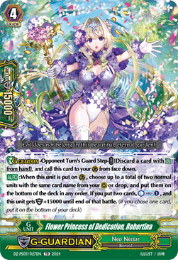 Flower Princess of Dedication, Robertina [P Format] - Premium Deckset: Musketeer