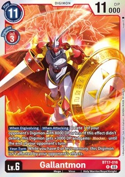 Gallantmon (BT17-016) - Secret Crisis
