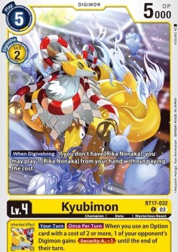 Kyubimon (BT17-032) - Secret Crisis