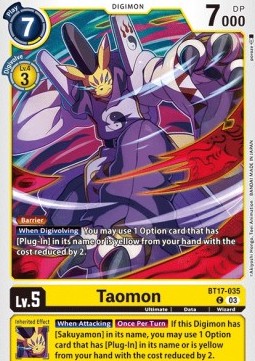 Taomon (BT17-035) - Secret Crisis