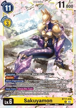 Sakuyamon (BT17-038) - Secret Crisis