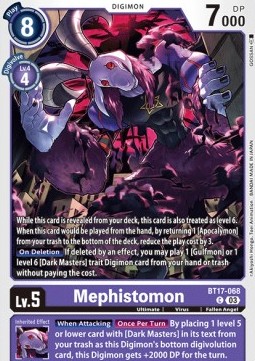 Mephistomon (BT17-068) - Secret Crisis