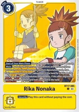 Rika Nonaka (BT17-085) (V.1) - Secret Crisis