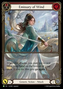 Emissary of Wind (Extended Art Rainbow Foil) - LGS Promos