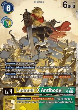 Leomon (X Antibody) (P-139) - Promos: Secret Crisis