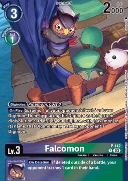 Falcomon (P-142) - Promos: Secret Crisis