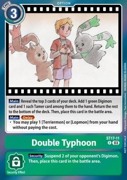 Double Typhoon (ST17-11) - Promos: Secret Crisis
