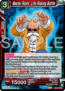 Master Roshi, Life-Risking Battle - Legend of the Dragon Balls