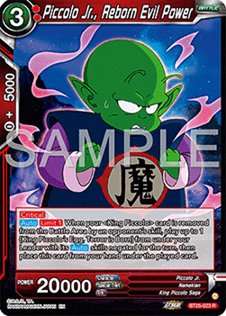 Piccolo Jr., Reborn Evil Power - Legend of the Dragon Balls
