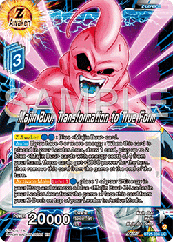 Majin Buu, Transformation to True Form - Legend of the Dragon Balls