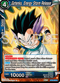Gotenks, Energy Storm Release - Legend of the Dragon Balls