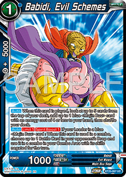 Babidi, Evil Schemes - Legend of the Dragon Balls