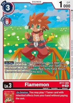Flamemon (BT17-009) - Secret Crisis