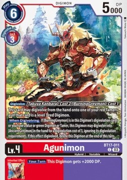 Agunimon (BT17-011) - Secret Crisis