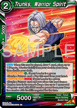 Trunks, Warrior Spirit - Legend of the Dragon Balls