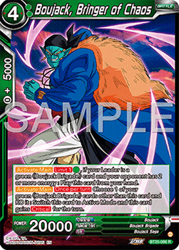Boujack, Bringer of Chaos - Legend of the Dragon Balls