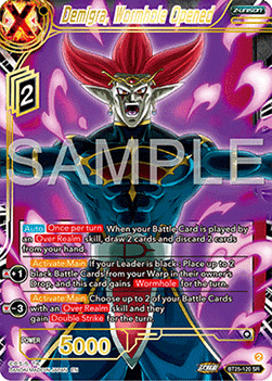 Demigra, Wormhole Opened (V.1 - Super Rare) - Legend of the Dragon Balls