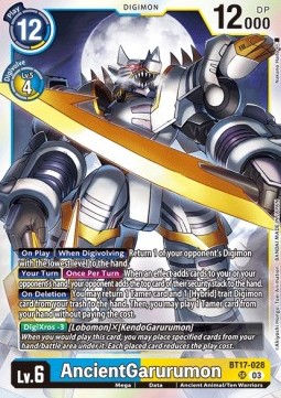 AncientGarurumon (BT17-028) (V.1) - Secret Crisis