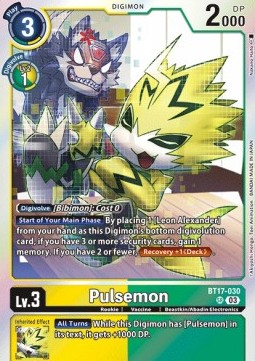 Pulsemon (BT17-030) (V.1) - Secret Crisis