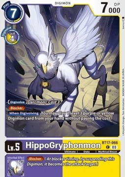 HippoGryphonmon (BT17-066) - Secret Crisis