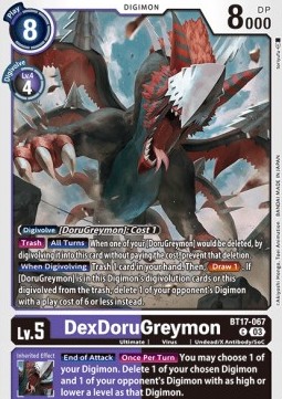 DexDoruGreymon (BT17-067) - Secret Crisis