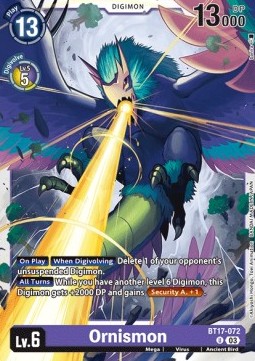 Ornismon (BT17-072) - Secret Crisis