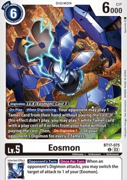 Eosmon (BT17-075) - Secret Crisis