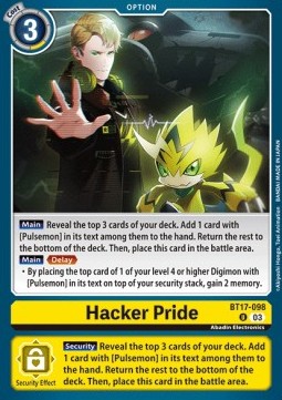 Hacker Pride (BT17-098) - Secret Crisis