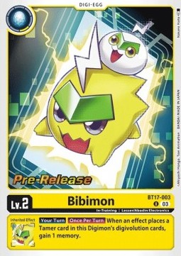 Bibimon (BT17-003) - Promos: Secret Crisis