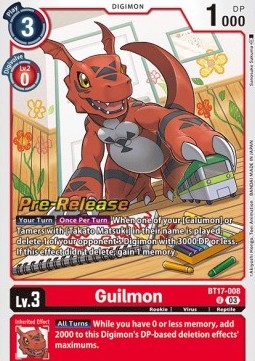 Guilmon (BT17-008) - Promos: Secret Crisis