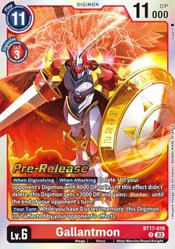 Gallantmon (BT17-016) - Promos: Secret Crisis