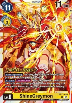 ShineGreymon (BT17-039) - Promos: Secret Crisis