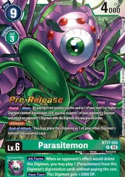 Parasitemon (BT17-050) - Promos: Secret Crisis