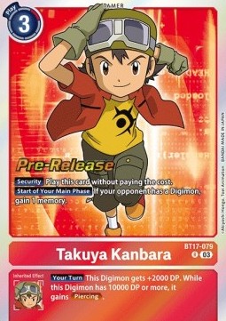 Takuya Kanbara (BT17-079) - Promos: Secret Crisis