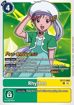 Rhythm (BT17-089) - Promos: Secret Crisis