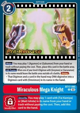 Miraculous Mega Knight (BT17-095) - Promos: Secret Crisis