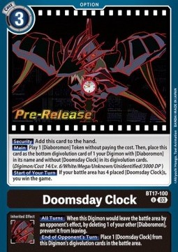 Doomsday Clock (BT17-100) - Promos: Secret Crisis