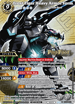 Frost Tiger Heavy Armor Form - Organized Play 2024 Promos