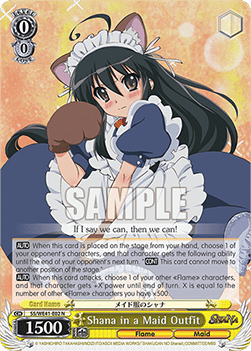 Shana in a Maid Outfit (V.1 - Common) - Shakugan no Shana Premium Booster