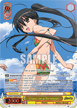 Shana in a Swimsuit (V.2 - Feature Rare) - Shakugan no Shana Premium Booster