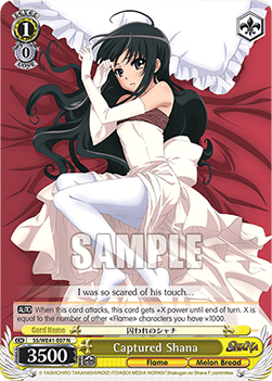 Captured Shana (V.1 - Common) - Shakugan no Shana Premium Booster