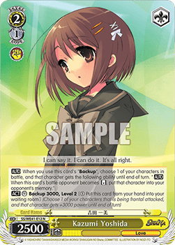 Kazumi Yoshida (V.1 - Common) - Shakugan no Shana Premium Booster