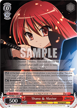 Shana & Alastor (V.1 - Common) - Shakugan no Shana Premium Booster