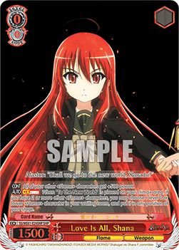 Love Is All, Shana (V.2 - Feature Rare) - Shakugan no Shana Premium Booster