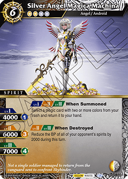 Silver Angel Magicia Machina (V.1 - Rare) - Strangers in the Sky