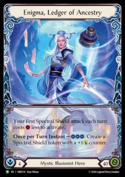 Enigma, Ledger of Ancestry (Rainbow Foil) - Hero Promos
