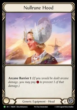 Nullrune Hood (Rainbow Foil) - FAB Promos