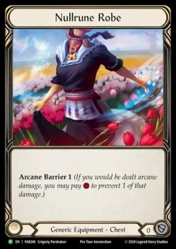 Nullrune Robe (Rainbow Foil) - FAB Promos
