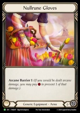 Nullrune Gloves (Rainbow Foil) - FAB Promos