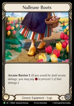Nullrune Boots (Rainbow Foil) - FAB Promos